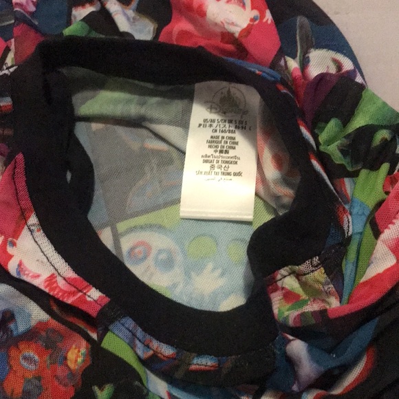 DISNEY Nightmare Before Christmas Long Sleeve Stretch Top w Tank Liner small - Picture 3 of 5